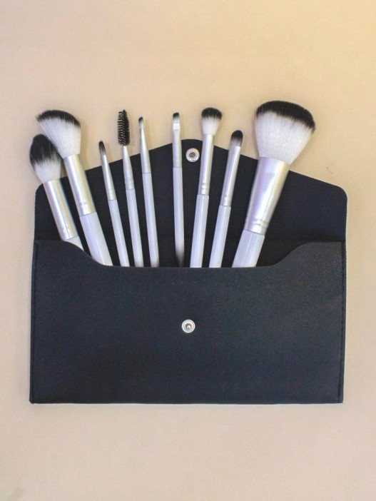 Набор кистей для макияжа &quot;Black and White&quot;, 9 кистей 