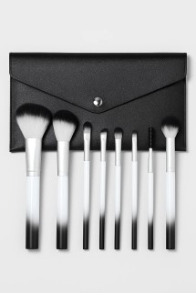 Набор кистей для макияжа &quot;Black and White&quot;, 9 кистей