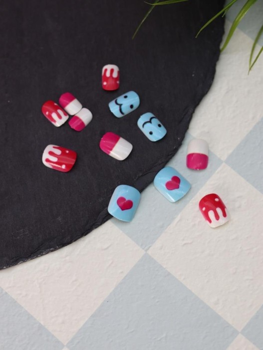 Накладные ногти GIRLY «Delicate shades», 12 шт., с клеевыми пластинами 