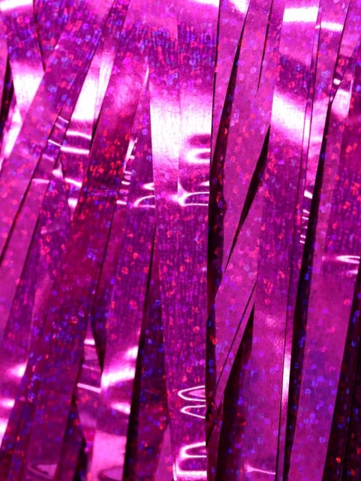 Праздничный занавес, дождик для фотозоны &quot;Brilliant rain&quot;, fuchsia (100*200 см) 