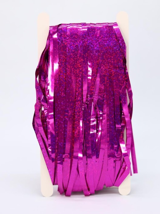 Праздничный занавес, дождик для фотозоны &quot;Brilliant rain&quot;, fuchsia (100*200 см) 