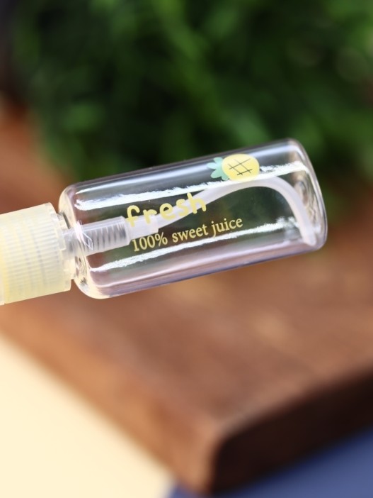 Дорожная бутылочка &quot;Fresh sweet juice&quot;, yellow (20 ml) 