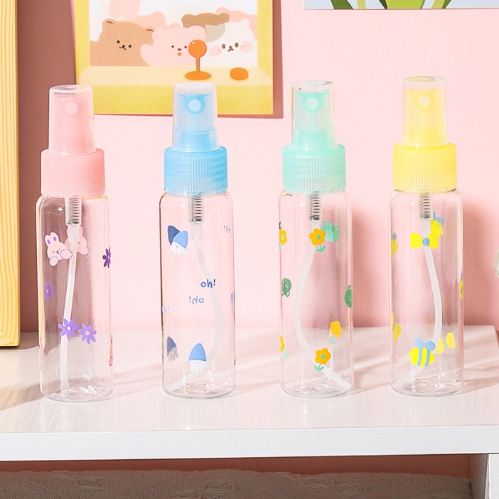 Дорожная бутылочка "Drawings", blue (100 ml) 