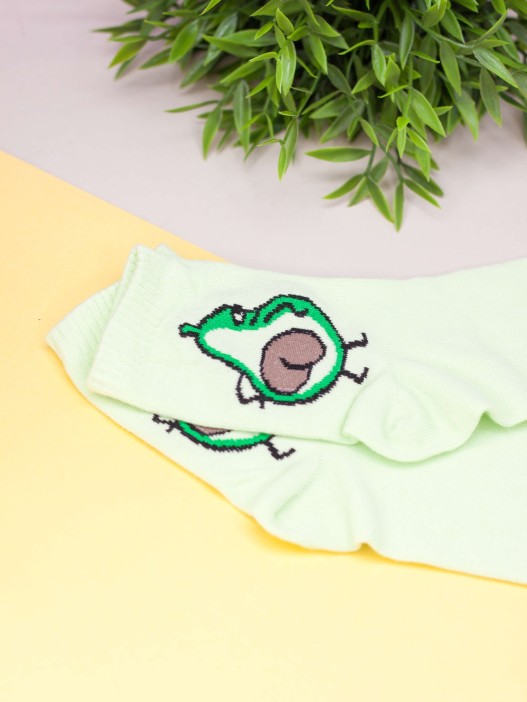 Носки женские iLikeGift "Two Avocado", р. 35-40 