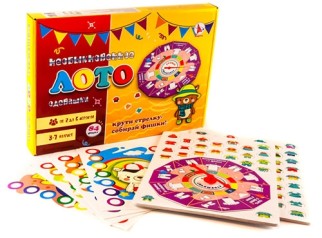 Игра со стрелкой &quot;ЛОТО&quot; &quot;НЕОБЫКНОВЕННОЕ ЛОТО ОДЕВАШКИ&quot;