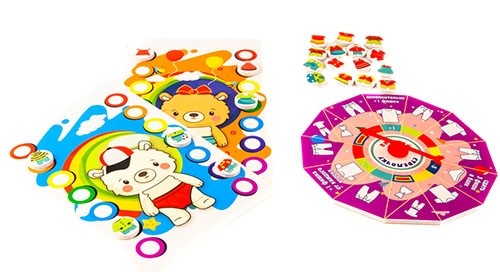 Игра со стрелкой &quot;ЛОТО&quot; &quot;НЕОБЫКНОВЕННОЕ ЛОТО ОДЕВАШКИ&quot; 