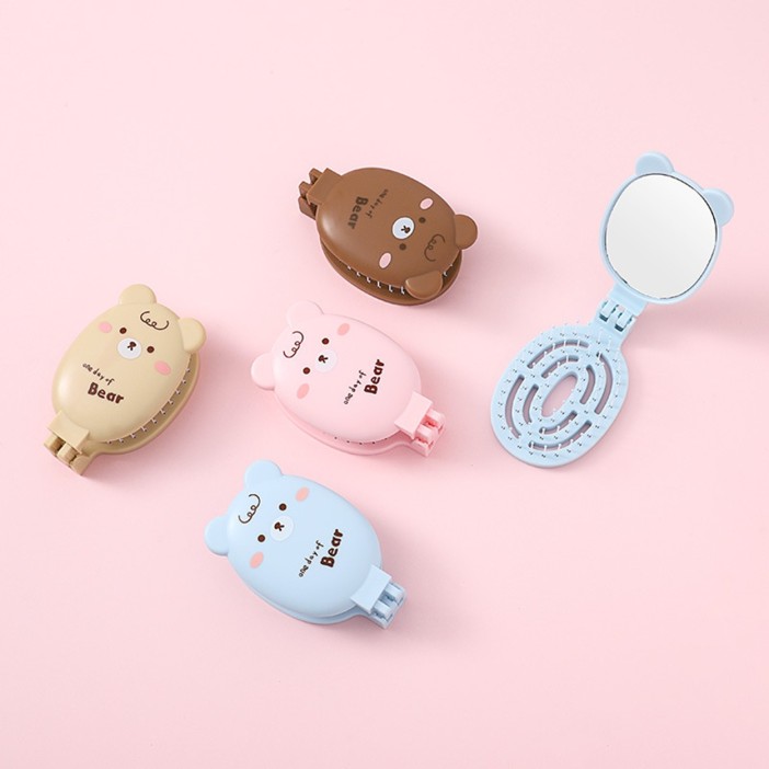 Расческа "Bear folding", beige 