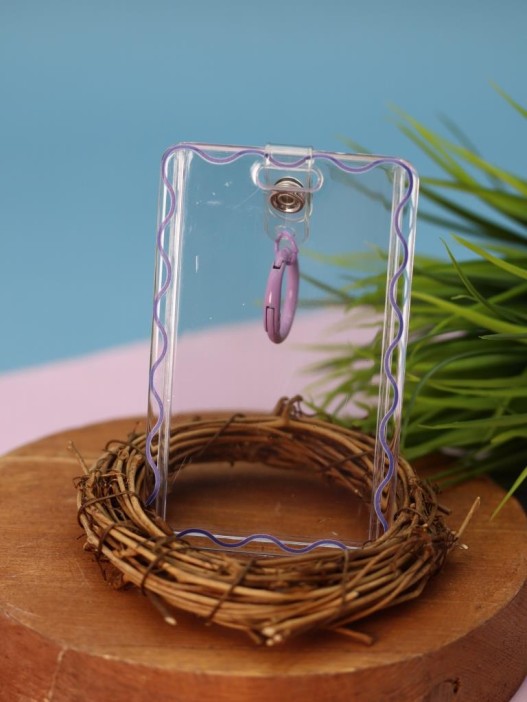 Футляр для карт "Wave outline", purple 