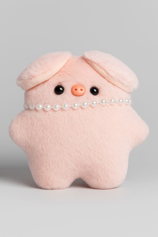 Плюшевый брелок "Pig pearl", pink 