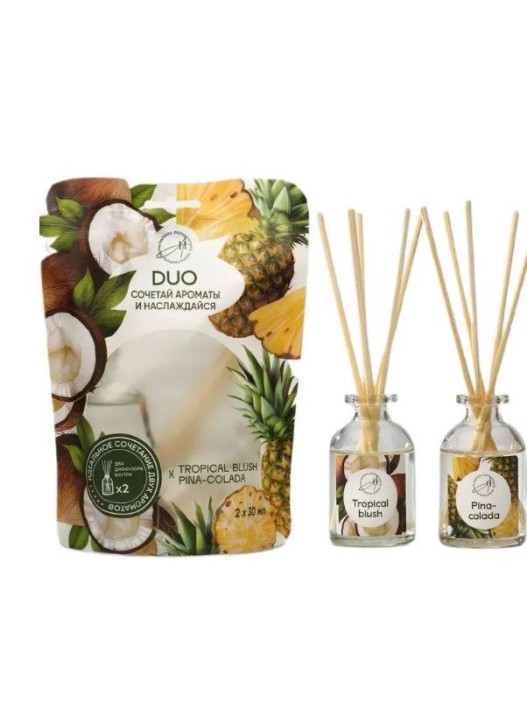 Набор аромадиффузоров 2 шт. &quot;Tropical Blush + Pina-colada&quot;, 30мл+30мл 
