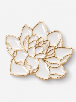 Значок металлический iLikeGift "Кувшинка"