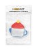 Карманная грелка многоразовая iLikeGift "Уютная кружка", синяя