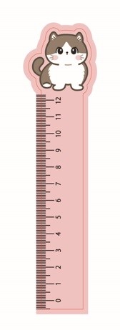 Линейка ЭКО из дерева iLikeGift Аниме «Милый кот» 