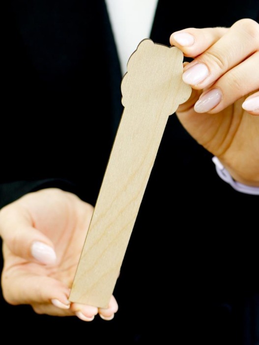 Линейка ЭКО из дерева iLikeGift Аниме «Милый кот» 