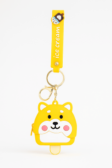 Брелок-кошелёк "Ice cream dog", orange (9*7 см)