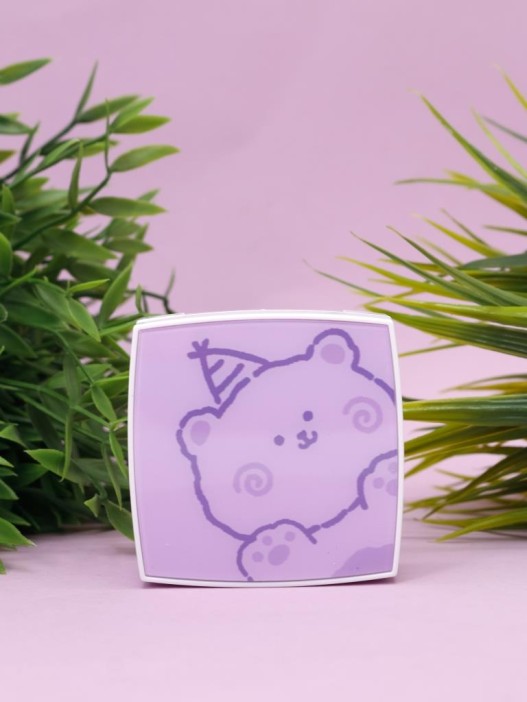 Контейнер для линз «Cute bear», purple 