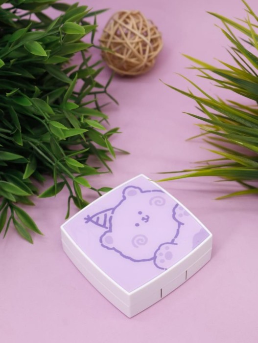 Контейнер для линз «Cute bear», purple 