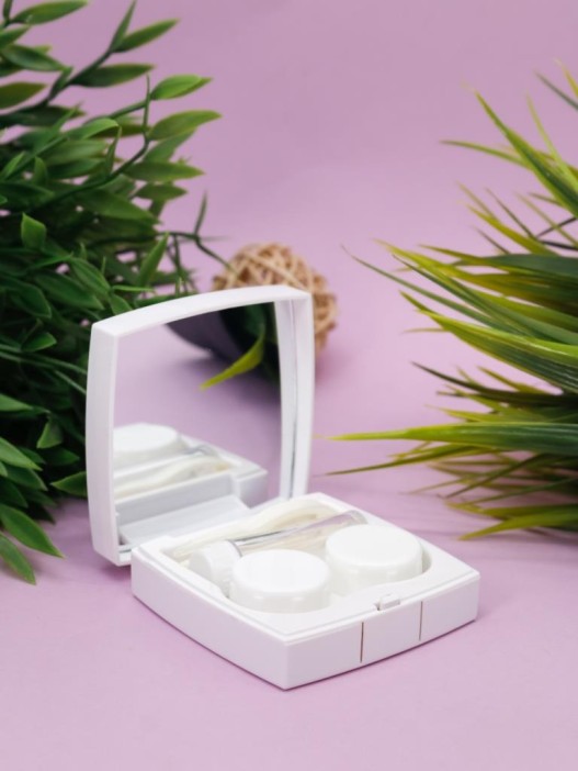 Контейнер для линз «Cute bear», purple 