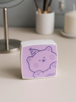 Контейнер для линз "Cute bear", purple