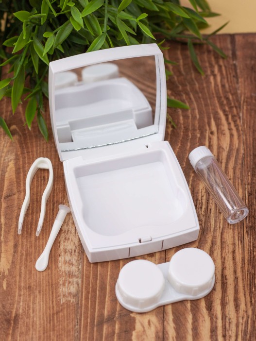 Контейнер для линз «Cute bear», purple 