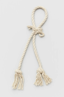 Игрушка для собак "Канат-кольцо с 2 хвостами", 50 см