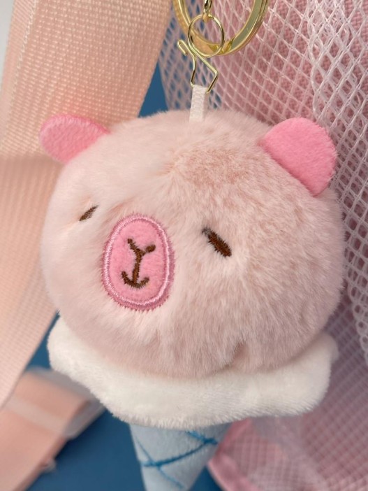 Мягкая игрушка - брелок &quot;Pig ice cream&quot;, mix, 11 см 