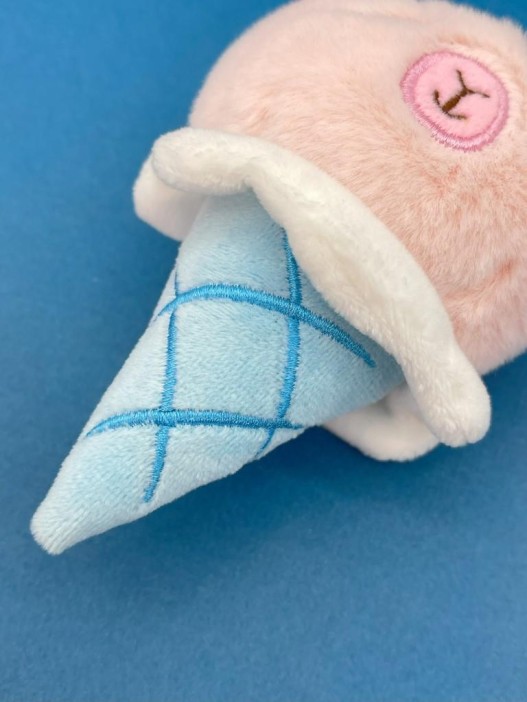 Мягкая игрушка - брелок &quot;Pig ice cream&quot;, mix, 11 см 