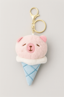 Мягкая игрушка - брелок &quot;Pig ice cream&quot;, mix, 11 см