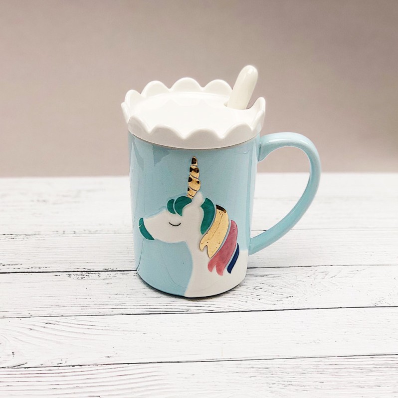 Кружка &quot;Unicorn&quot;, blue (400ml) 
