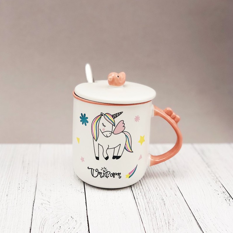 Кружка &quot;Единорог&quot;, red (400ml) 