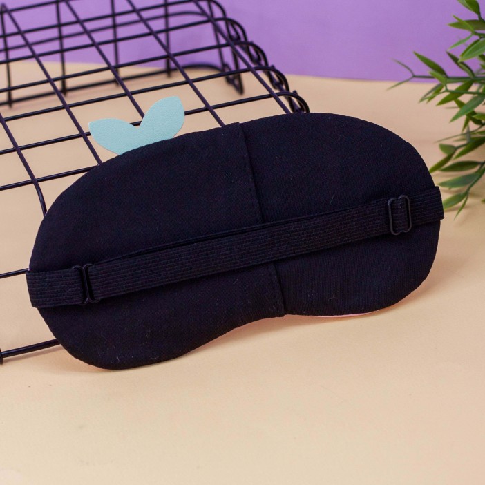 Маска для сна гелевая "Cute hare", pink 