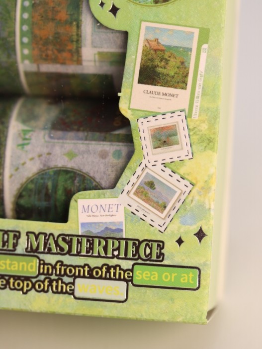 Набор декоративного скотча 12 шт. &quot;Art Gallery&quot;, green (3см*2м) 