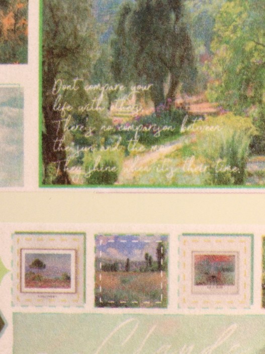 Набор декоративного скотча 12 шт. &quot;Art Gallery&quot;, green (3см*2м) 