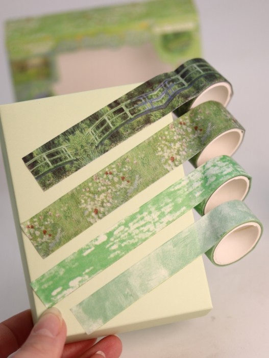 Набор декоративного скотча 12 шт. &quot;Art Gallery&quot;, green (3см*2м) 