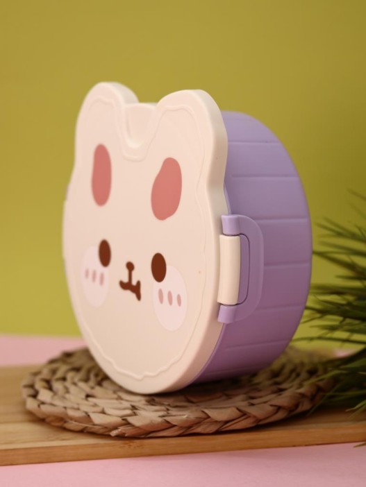 Ланчбокс &quot;Round rabbit&quot;, purple 
