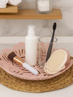 Корзина "Leaves", pink