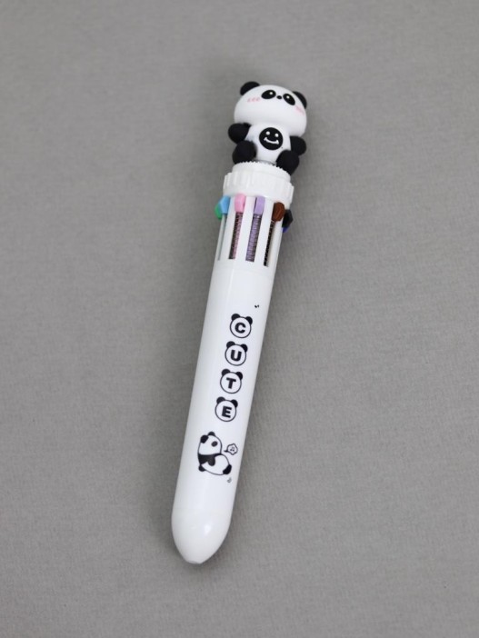 Разноцветная ручка 10 в 1 &quot;Cute White Panda&quot; 