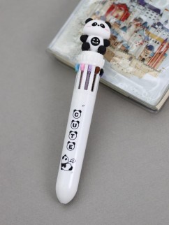 Разноцветная ручка 10 в 1 &quot;Cute White Panda&quot;