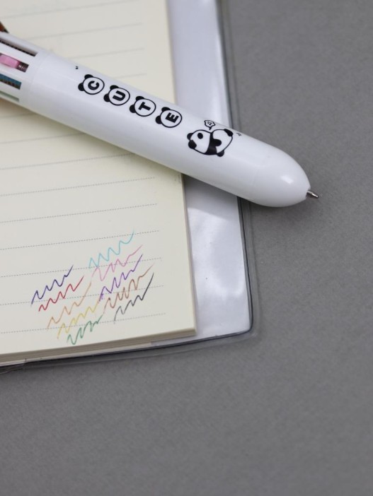 Разноцветная ручка 10 в 1 &quot;Cute White Panda&quot; 