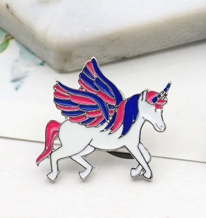 Значок &quot;Rainbow Unicorn&quot; 
