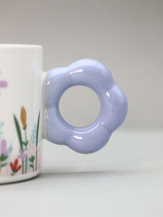 Кружка «Flower meadows», purple 