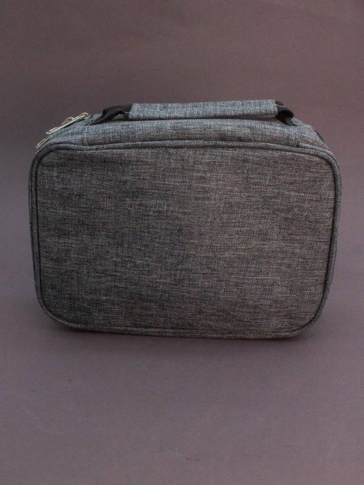Сумка-органайзер для маркеров/карандашей, серая (23*7*16,5 см) 