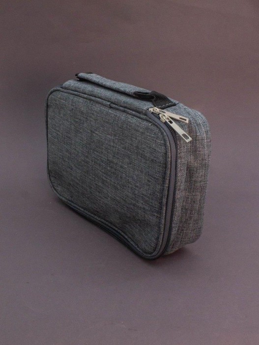 Сумка-органайзер для маркеров/карандашей, серая (23*7*16,5 см) 