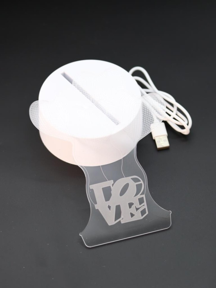 Ночник iLikeGift "Любовь" светодиодный, USB (9х19 см)