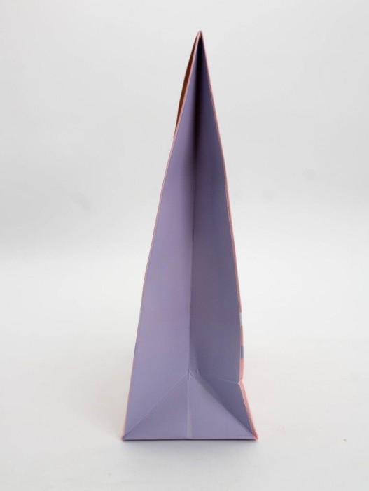 Пакет подарочный (M) &quot;Simple plaid&quot;, red (19x 9 x 27) 