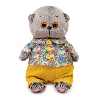 Мягкая игрушка &quot;Кот Басик BABY в рубашке и штанишках&quot; (20 см)