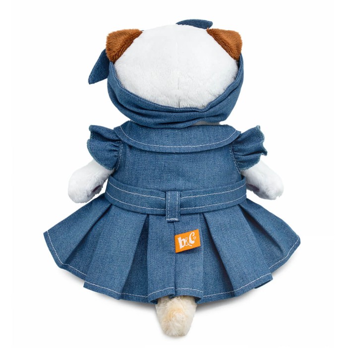 Мягкая игрушка "Кошечка Ли-Ли в платье "Деним" (24 см) 