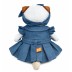 Мягкая игрушка "Кошечка Ли-Ли в платье "Деним" (24 см) 