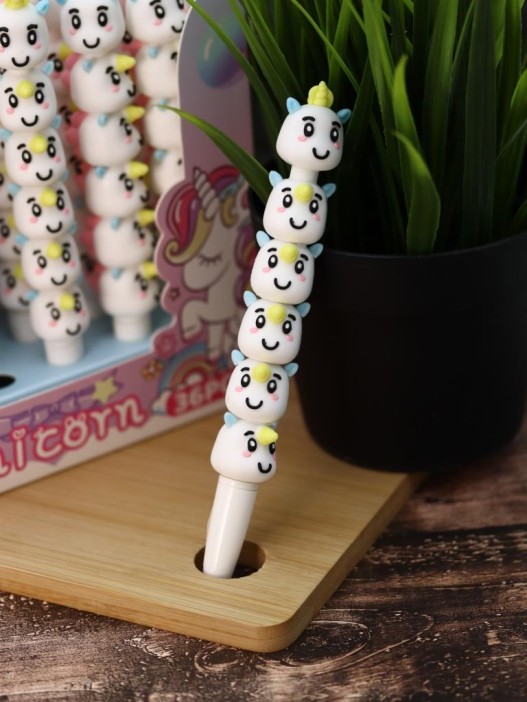 Ручка гелевая  &quot;Cartoon unicorn&quot;, mix 