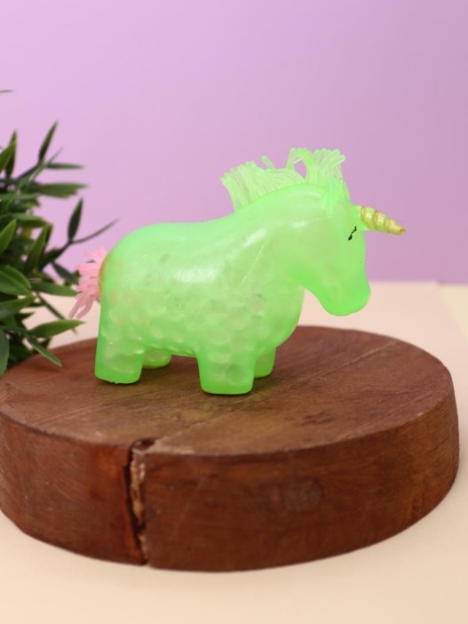 Мялка - антистресс «Colorful unicorn squishy», green 